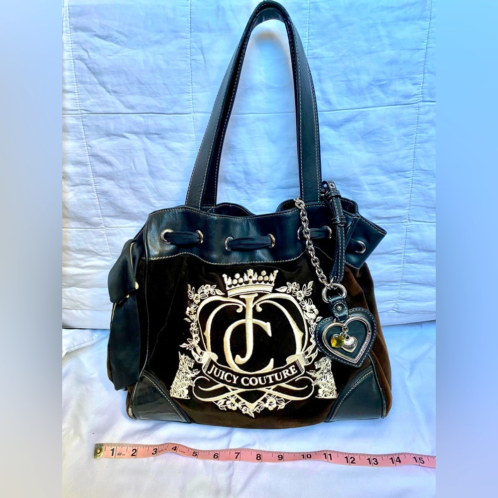 Juicy Couture Black Velvet Purse